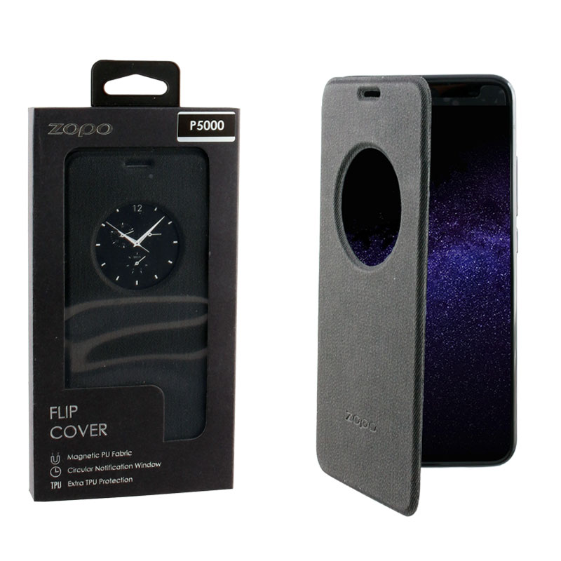 ΘΗΚΗ ZOPO P5000 LEATHER BOOK FLIPCOVER BLACK OR