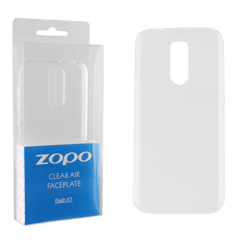 ΘΗΚΗ ZOPO FLASH X1 CLEAR AIR FACEPLATE TRANSPARENT OR