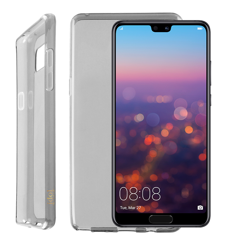 IDOL 1991 ΘΗΚΗ HUAWEI P20 5.8" AIR SLIM TPU ΔΙΑΦΑΝΗ ΓΚΡΙ