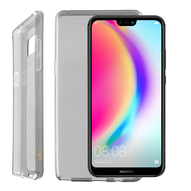 IDOL 1991 ΘΗΚΗ HUAWEI P20 LITE 5.84" AIR SLIM TPU ΔΙΑΦΑΝΗ ΓΚΡΙ