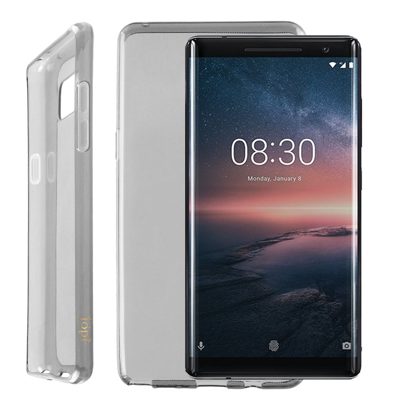 IDOL 1991 ΘΗΚΗ NOKIA 8 SIROCCO 5.5" AIR SLIM TPU ΔΙΑΦΑΝΗ ΓΚΡΙ