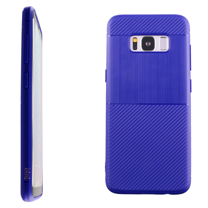 IDOL 1991 ΘΗΚΗ SAMSUNG S8 G950 5.8" CARBON TPU BLUE