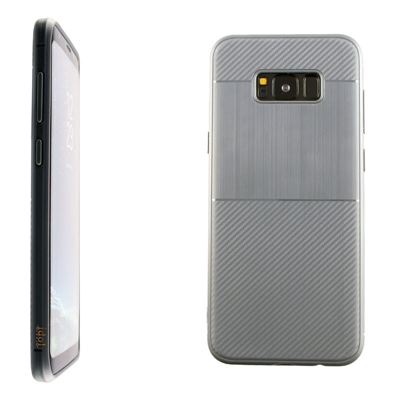 IDOL 1991 ΘΗΚΗ SAMSUNG S8 PLUS G955 6.2" CARBON TPU GREY