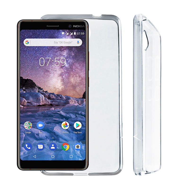 VOLTE-TEL ΘΗΚΗ NOKIA 7 PLUS 6.0" SLIMCOLOR AIR TPU ΔΙΑΦΑΝΗ