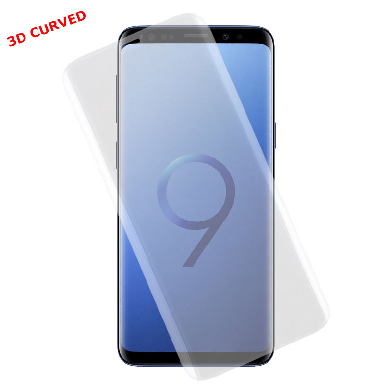 IDOL 1991 TEMPERED GLASS SAMSUNG S9+ G965 9H 0.30mm 3D CURVED FULL COVER TRANSPARENT