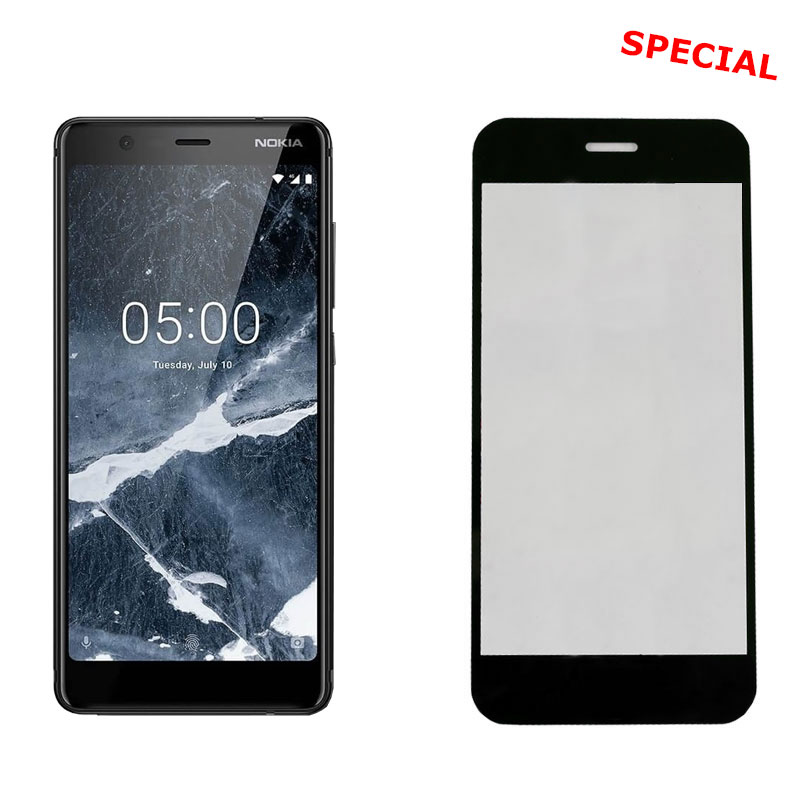 IDOL 1991 TEMPERED GLASS NOKIA 5.1 5.5" 9H 0.25mm 2.5D SPECIAL FULL COVER BLACK