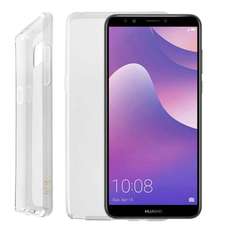 IDOL 1991 ΘΗΚΗ HUAWEI Y7 2018/Y7 PRIME 2018/HONOR 7C 5.99" AIR SLIM TPU ΔΙΑΦΑΝΗ