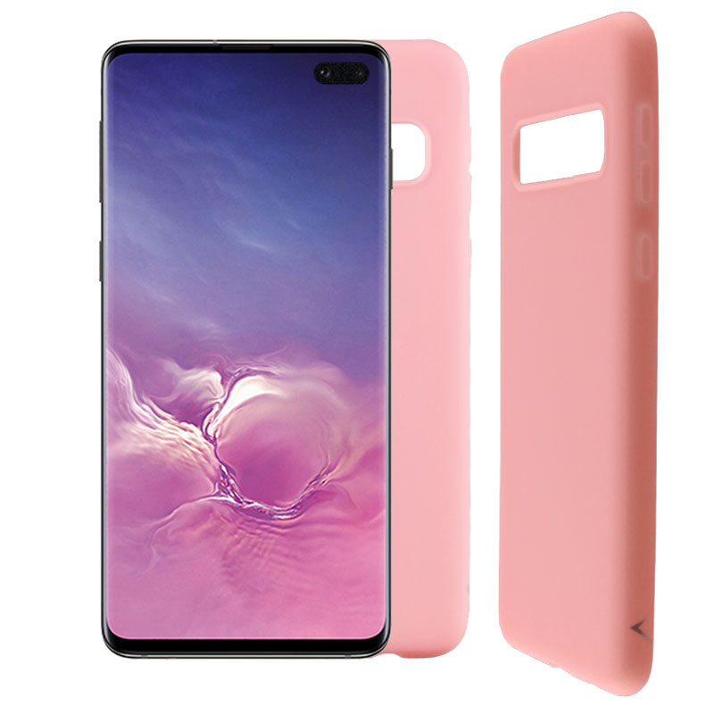 VOLTE-TEL ΘΗΚΗ SAMSUNG S10 PLUS G975 6.4" SILICON TPU PINK