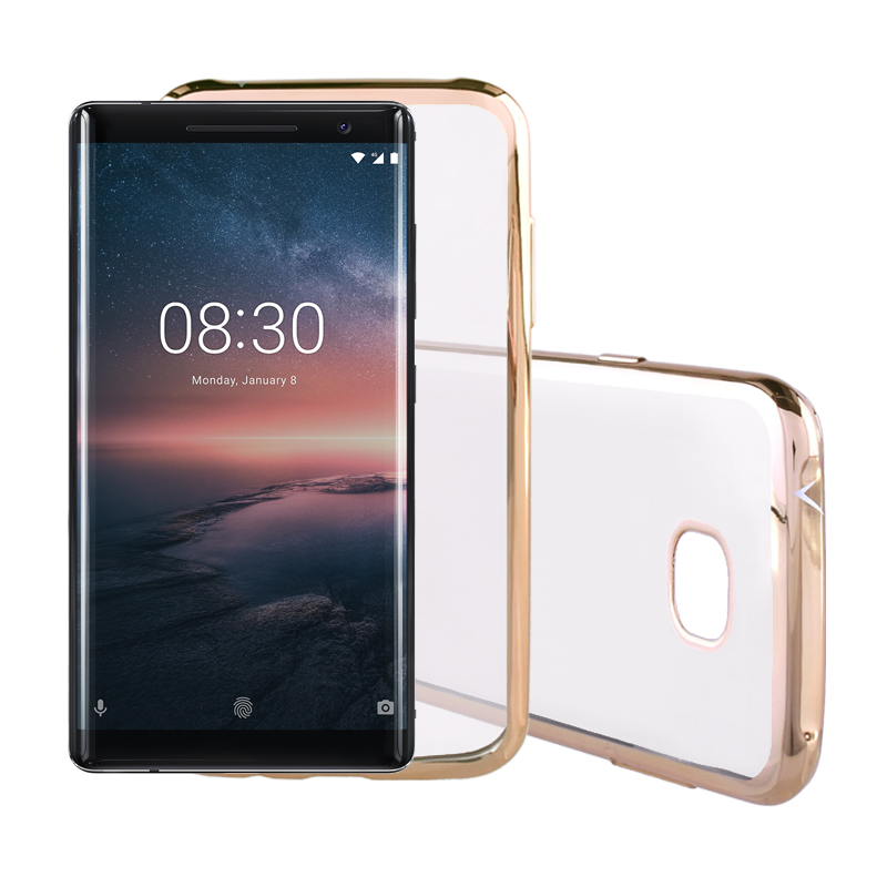 VOLTE-TEL ΘΗΚΗ NOKIA 8 SIROCCO 5.5" FACEPLATE ELECTROPLATING GOLD