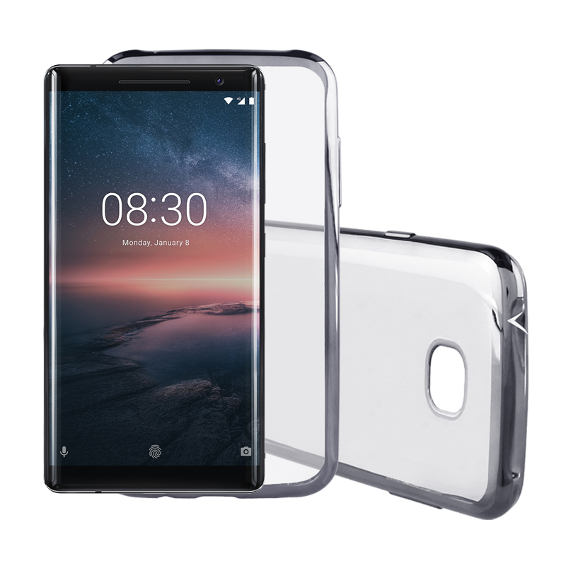 VOLTE-TEL ΘΗΚΗ NOKIA 8 SIROCCO 5.5" FACEPLATE ELECTROPLATING GREY