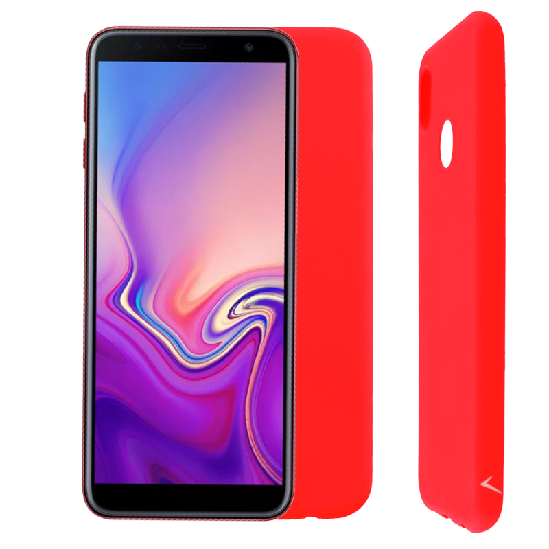 VOLTE-TEL ΘΗΚΗ SAMSUNG J6 PLUS J610 6.0" SILICON TPU RED