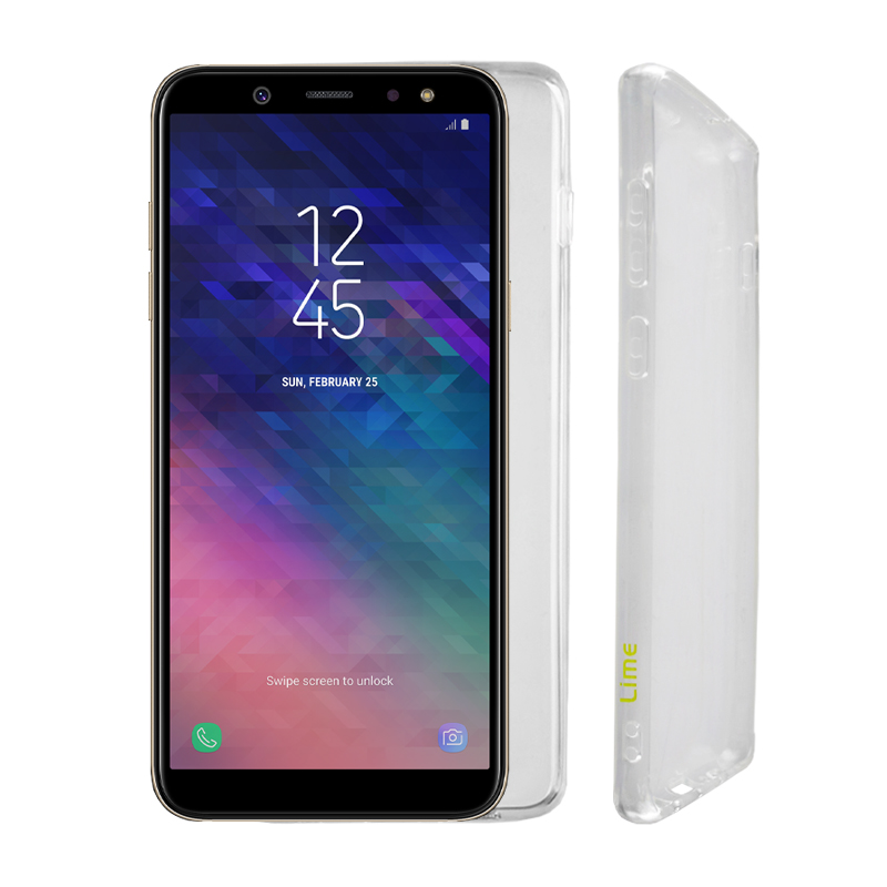 LIME ΘΗΚΗ SAMSUNG A6 PLUS 2018 A605 6.0" SLIMCLEAR TPU ΔΙΑΦΑΝΗ