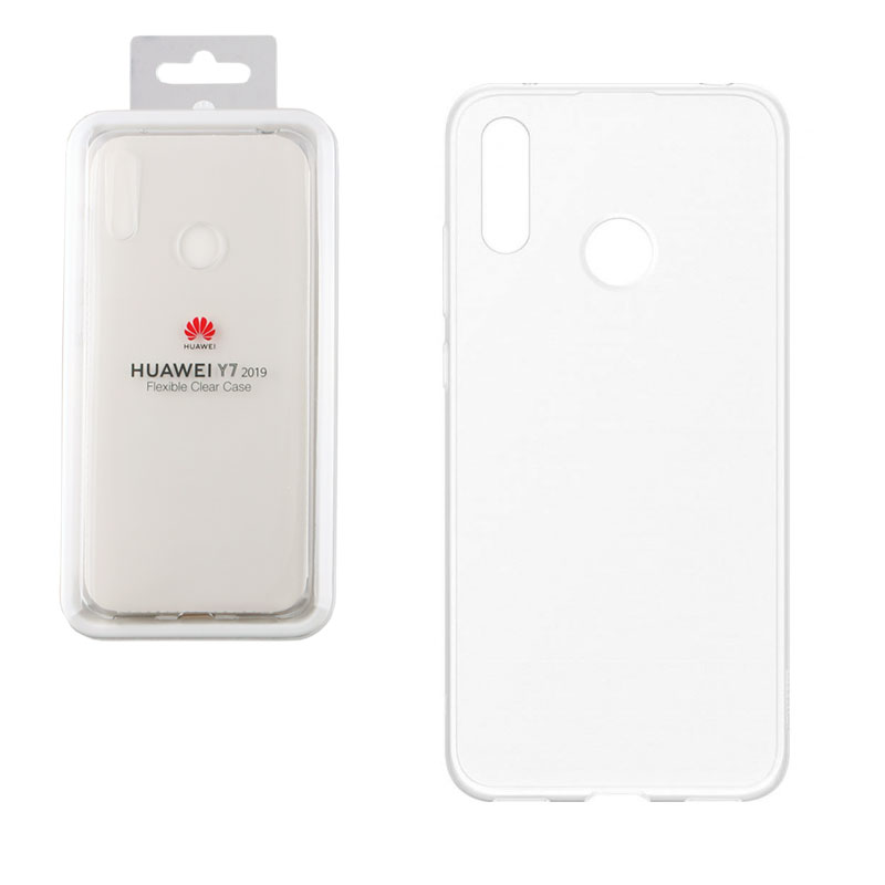 ΘΗΚΗ HUAWEI Y7 2019 PROTECTIVE PU CASE 51992909 TRANSPARENT PACKING OR