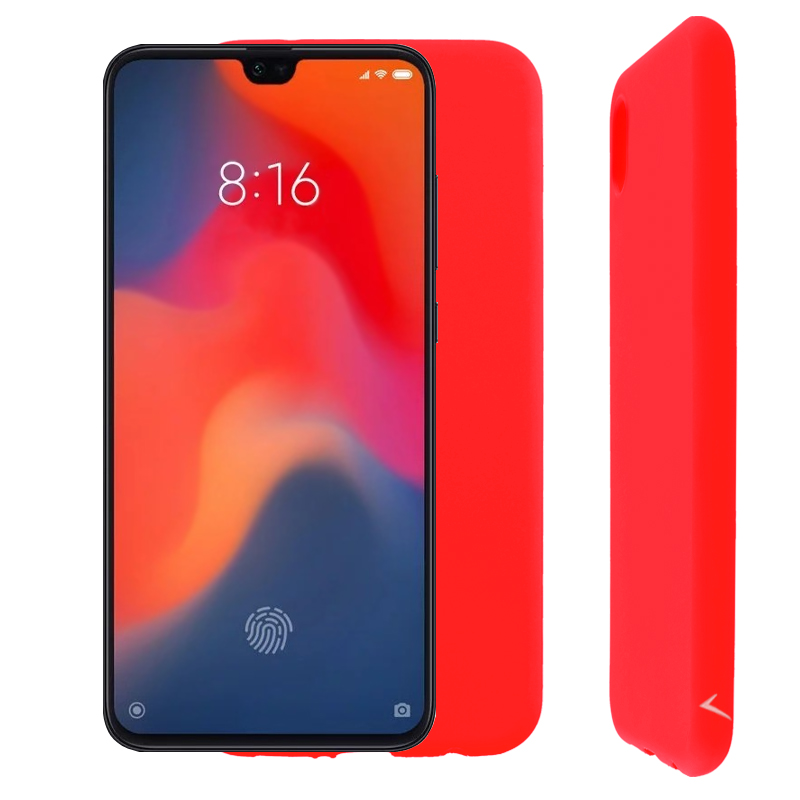 VOLTE-TEL ΘΗΚΗ XIAOMI MI 9 6.39" SILICON TPU RED