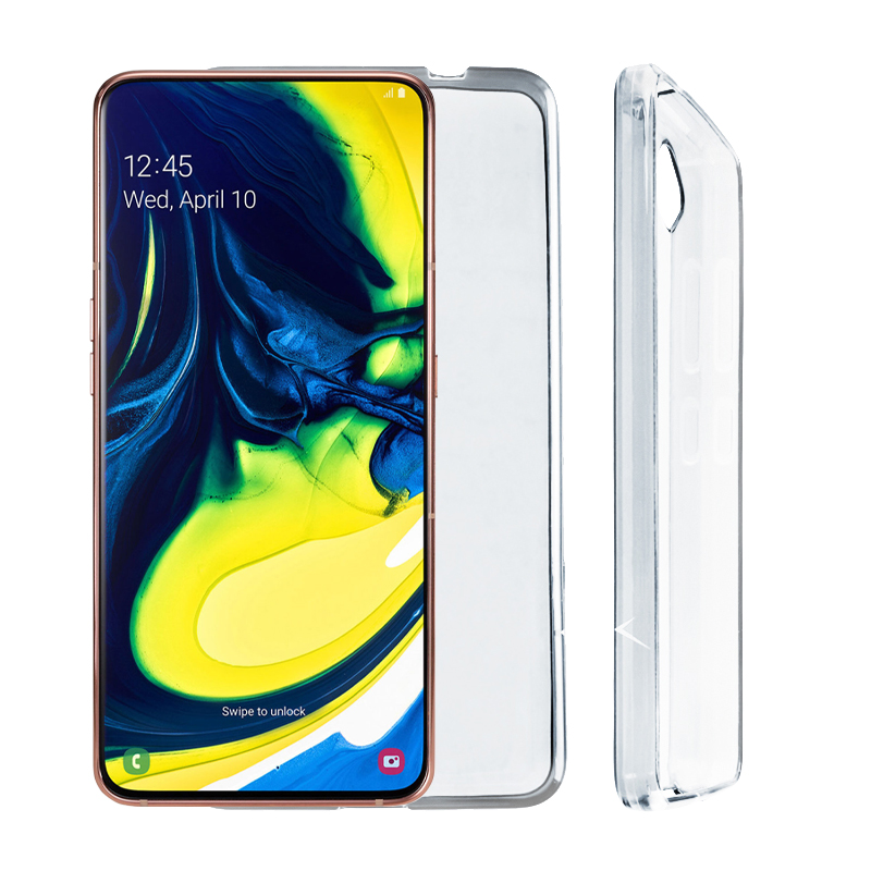 VOLTE-TEL ΘΗΚΗ SAMSUNG A80 2019 A805 6.7" SLIMCOLOR AIR TPU ΔΙΑΦΑΝΗ