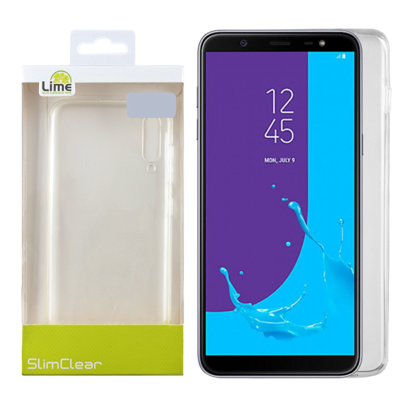 LIME ΘΗΚΗ SAMSUNG J8 2018 J810 6.0" SLIMCLEAR TPU ΔΙΑΦΑΝΗ