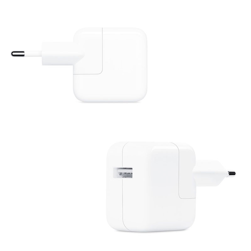 TRAVEL USB POWER ADAPTER APPLE IPAD/IPHONE MD359ZM/A A1357 2100mA 10W WHITE + EURO PIN BULK OR
