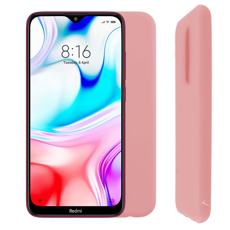 VOLTE-TEL ΘΗΚΗ XIAOMI REDMI 8 6.22" SILICON TPU PINK