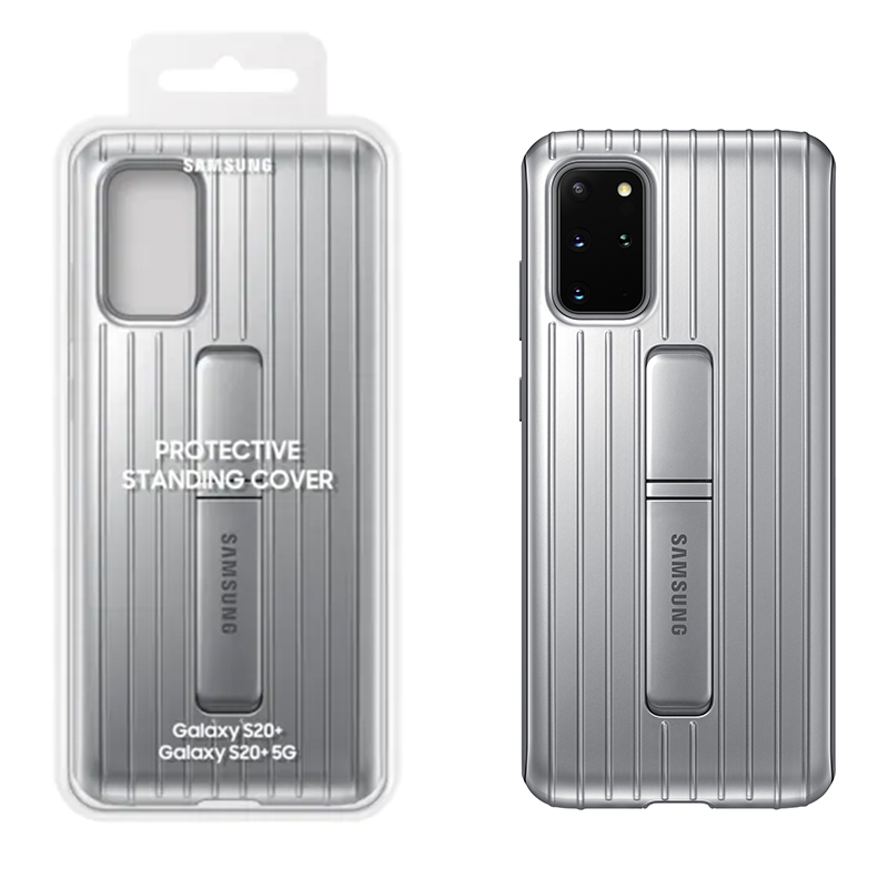 ΘΗΚΗ SAMSUNG S20 PLUS G985 PROTECTIVE STANDING COVER EF-RG985CSEGEU SILVER PACKING OR