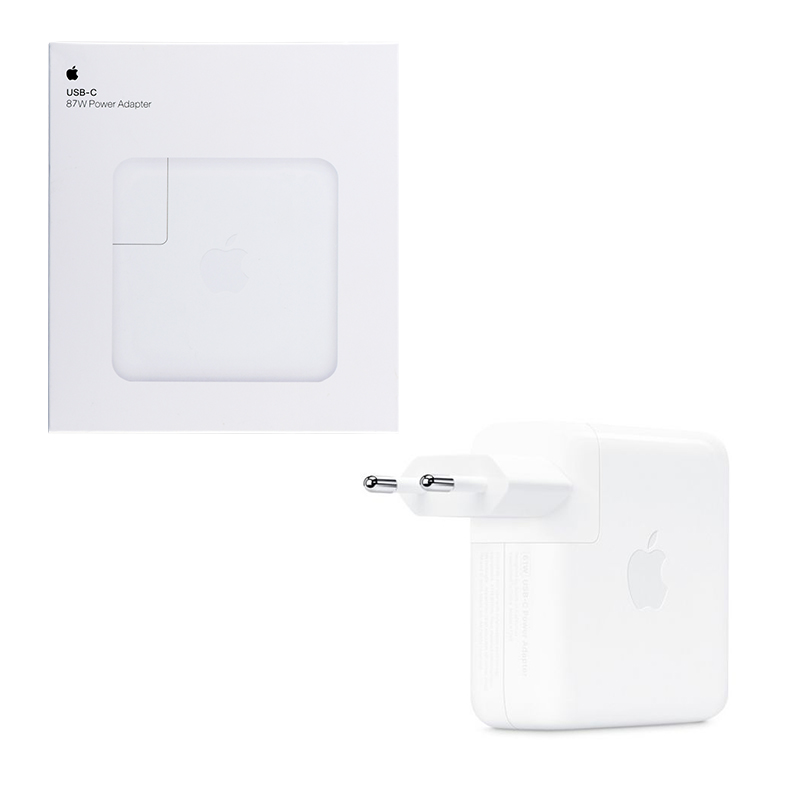 TRAVEL USB-C TYPE C POWER ADAPTER APPLE MNF82Z/A A1719 WHITE 4300mAh 87W + EURO PIN PACKING OR