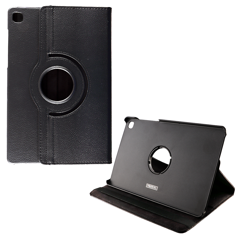 VOLTE-TEL ΘΗΚΗ SAMSUNG P610/P613/P615/P619 TAB S6 LITE 10.4" LEATHER BOOK ROTATING STAND BLACK