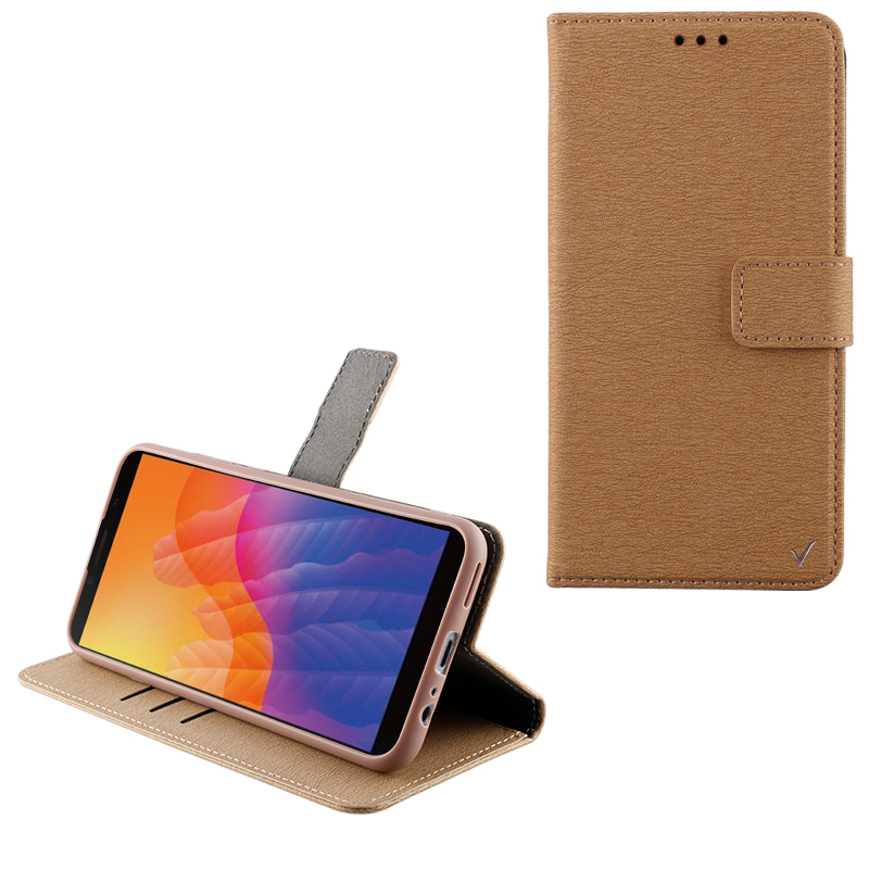 VOLTE-TEL ΘΗΚΗ HUAWEI Y5P 5.45" ALLURE MAGNET BOOK STAND CLIP GOLD