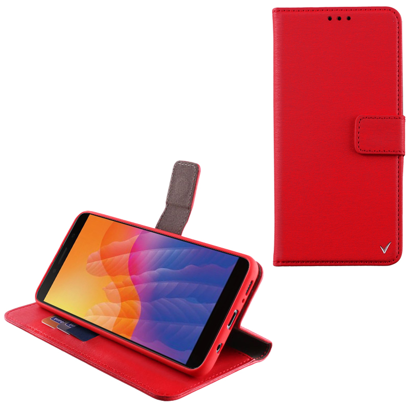 VOLTE-TEL ΘΗΚΗ HUAWEI Y5P 5.45" ALLURE MAGNET BOOK STAND CLIP RED