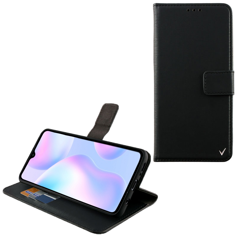 VOLTE-TEL ΘΗΚΗ XIAOMI REDMI 9A/REDMI 9AT 6.53" ALLURE MAGNET BOOK STAND CLIP BLACK