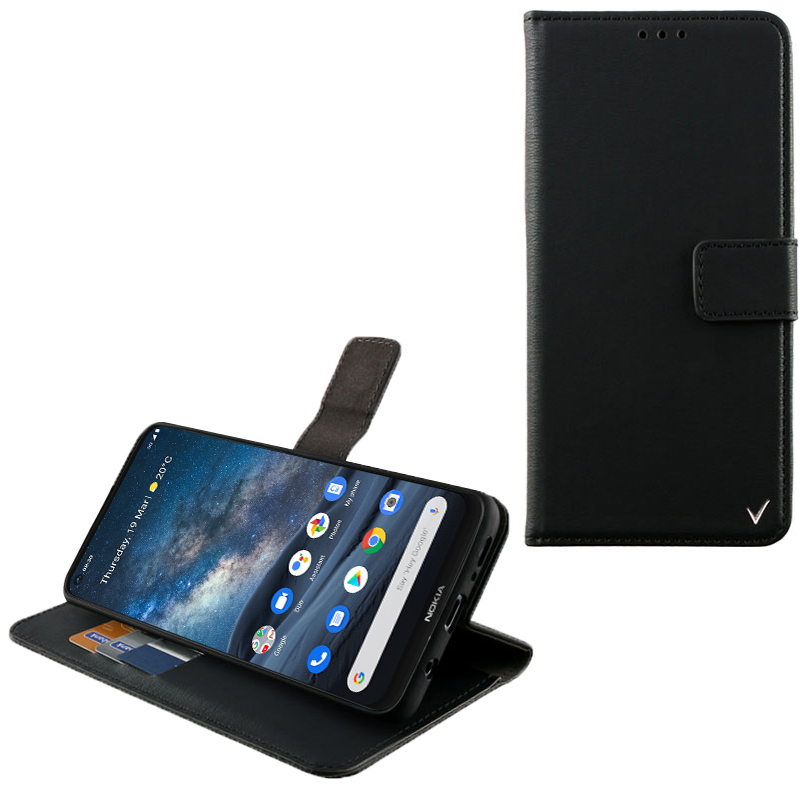 VOLTE-TEL ΘΗΚΗ NOKIA 8.3 6.81" ALLURE MAGNET BOOK STAND CLIP BLACK