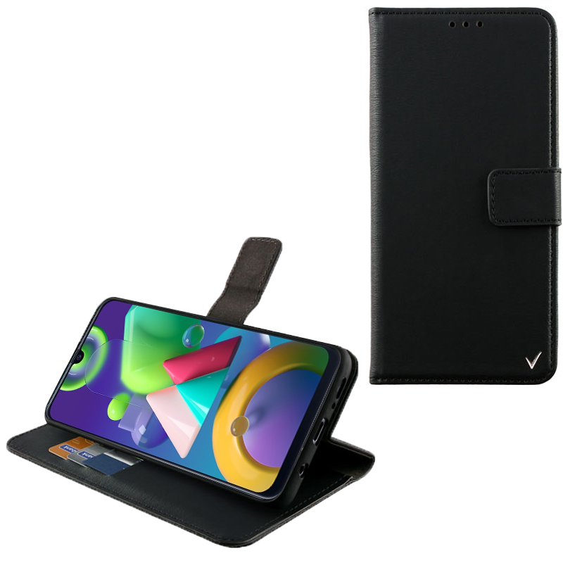 VOLTE-TEL ΘΗΚΗ SAMSUNG M21 M215 6.4" ALLURE MAGNET BOOK STAND CLIP BLACK