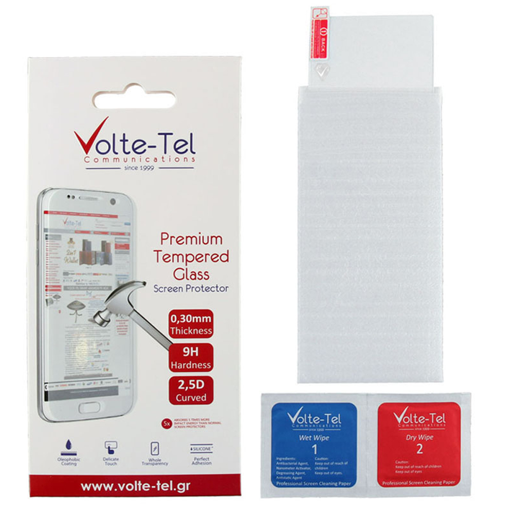 VOLTE-TEL TEMPERED GLASS TCL 10 PLUS T782H/TCL 10 PRO T799H 6.47" 9H 0.30mm 2.5D FULL GLUE