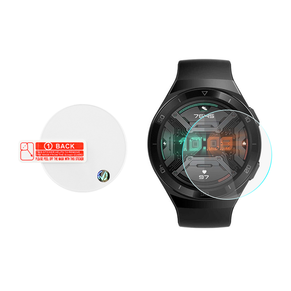 VOLTE-TEL TEMPERED GLASS HUAWEI WATCH GT 2e 46mm 1.39" 9H 0.30mm 2.5D FULL GLUE FULL COVER