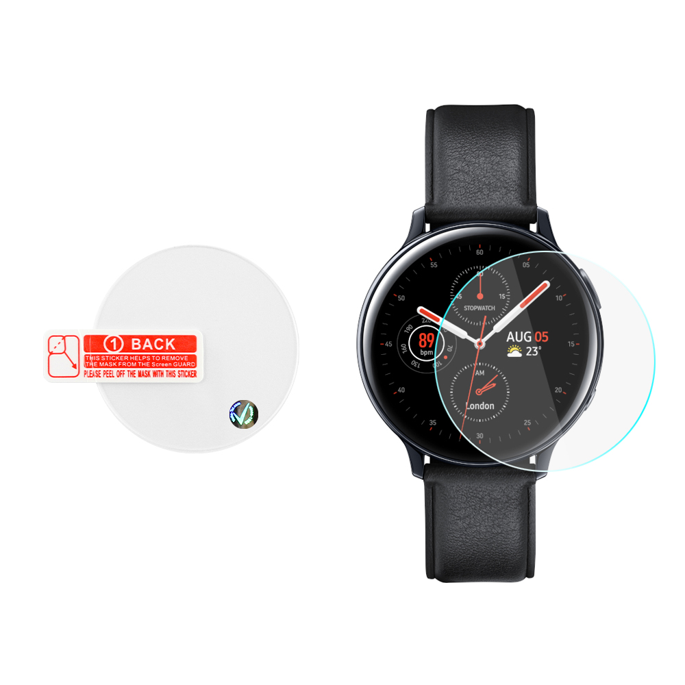 VOLTE-TEL TEMPERED GLASS SAMSUNG WATCH ACTIVE 2 44mm R820/R825 1.40" 9H 0.30mm 2.5D FULL GLUE FULL COVER
