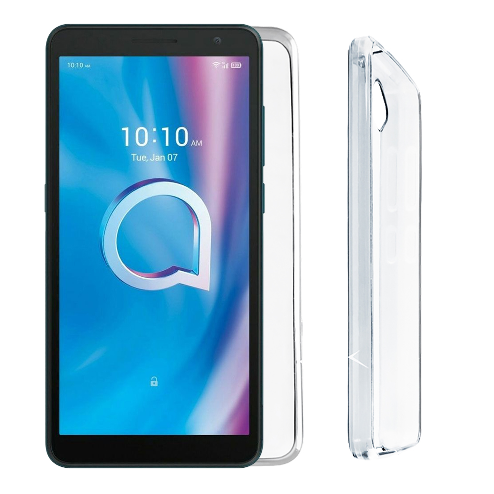 VOLTE-TEL ΘΗΚΗ ALCATEL 1B 2020 5002 5.5" SLIMCOLOR AIR TPU CAMERA GUARD ΔΙΑΦΑΝΗ