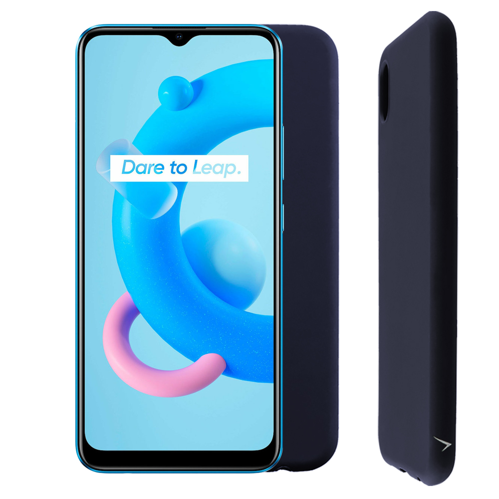 VOLTE-TEL ΘΗΚΗ REALME C11 2021 6.52" SILICON TPU CAMERA GUARD BLUE