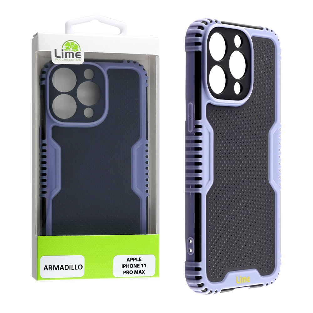 LIME ΘΗΚΗ IPHONE 11 PRO MAX 6.5" ARMADILLO FULL CAMERA PROTECTION AIR FORCE BLUE