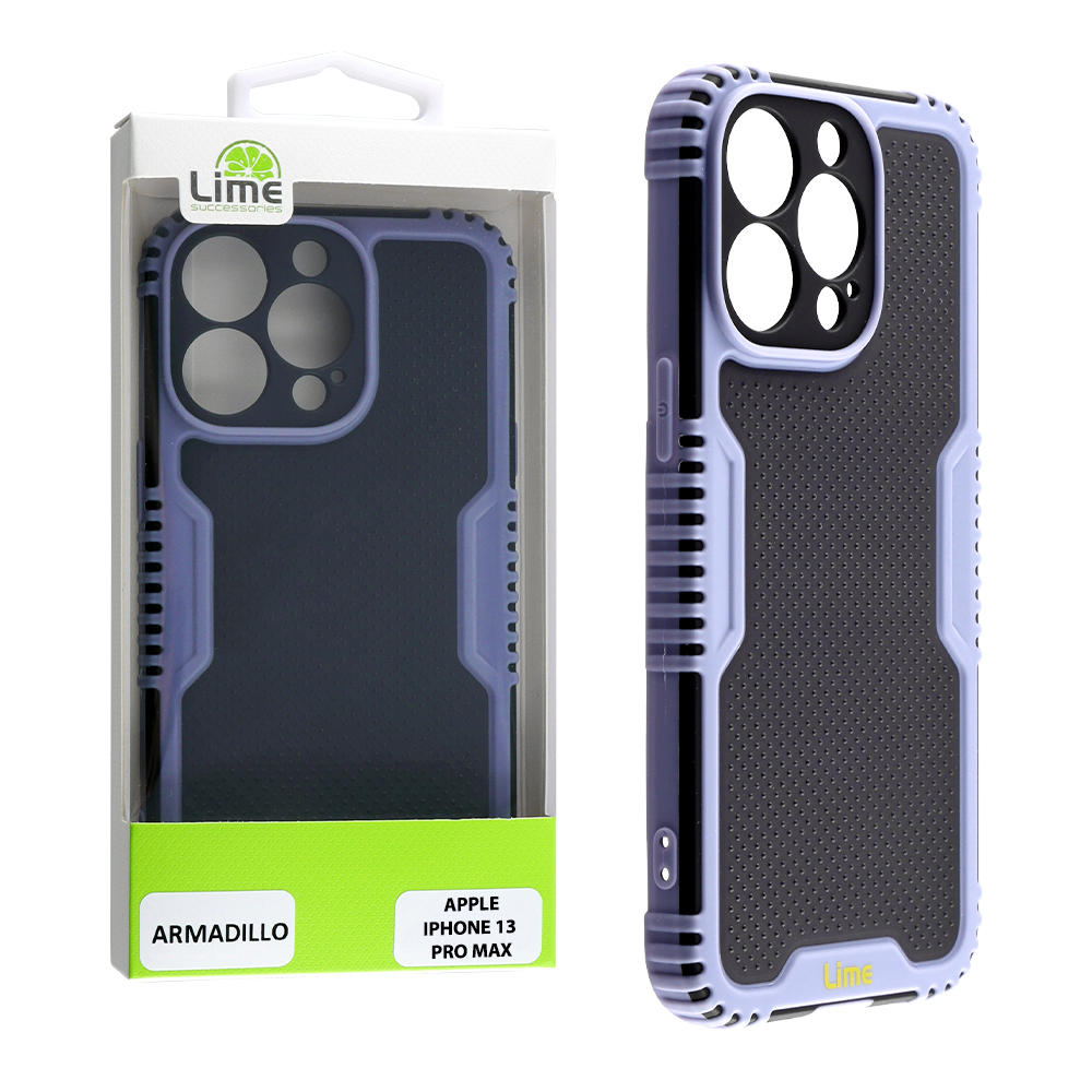 LIME ΘΗΚΗ IPHONE 13 PRO MAX 6.7" ARMADILLO FULL CAMERA PROTECTION AIR FORCE BLUE