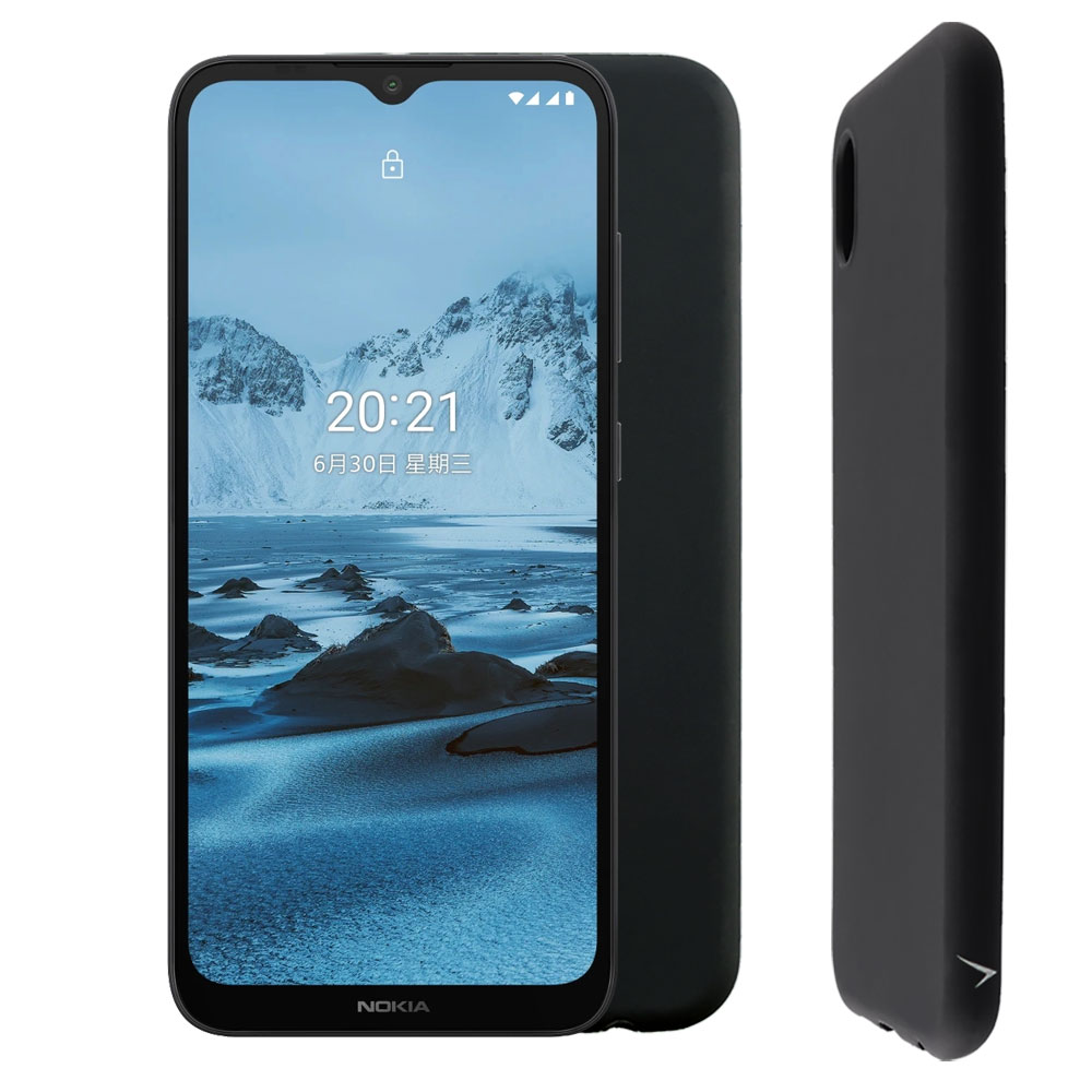 VOLTE-TEL ΘΗΚΗ NOKIA C20 6.52" SILICON TPU FULL CAMERA PROTECTION BLACK