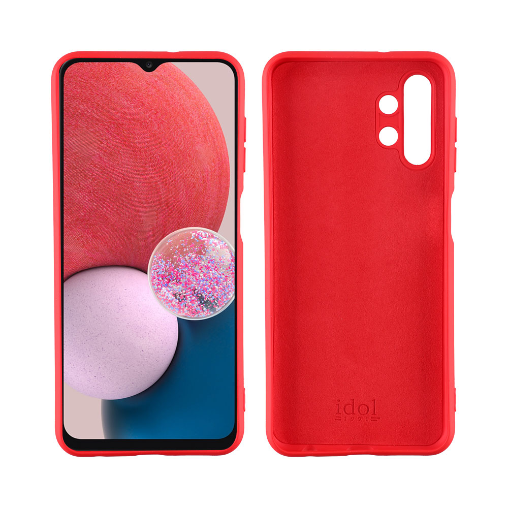 IDOL 1991 ΘΗΚΗ SAMSUNG A13 4G A135/A137 6.6" VELVET TPU 4 SIDE RED