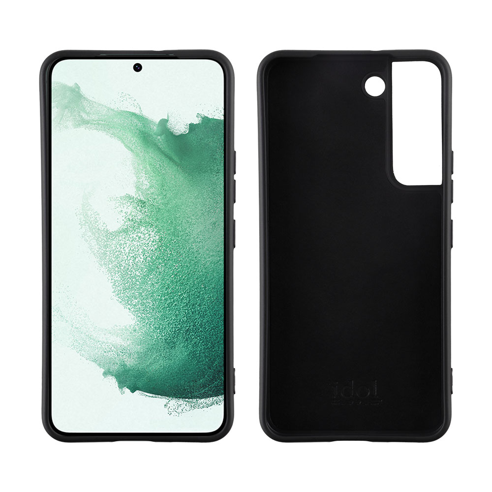 IDOL 1991 ΘΗΚΗ SAMSUNG S22 PLUS 5G S906 6.6" VELVET TPU 4 SIDE BLACK