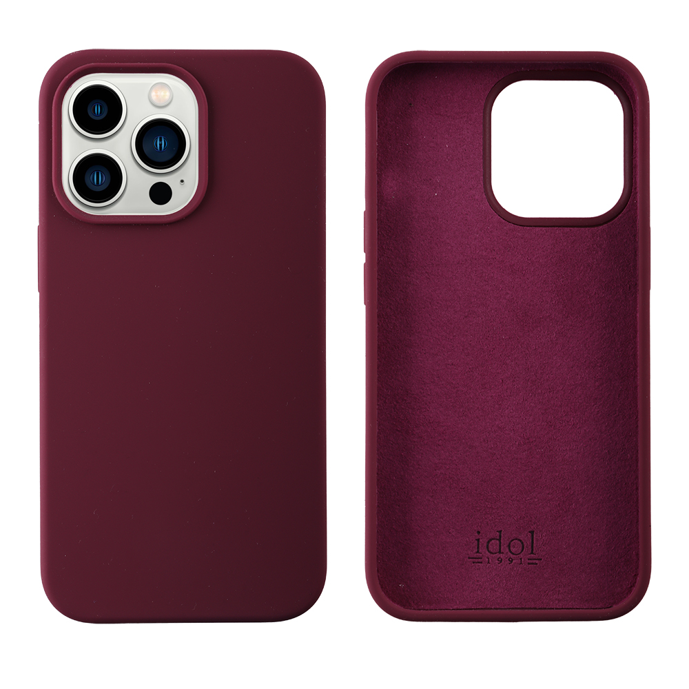 IDOL 1991 ΘΗΚΗ IPHONE 13 PRO 6.1" VELVET ELITE TPU 4 SIDE CAMERA GUARD BURGUNDY