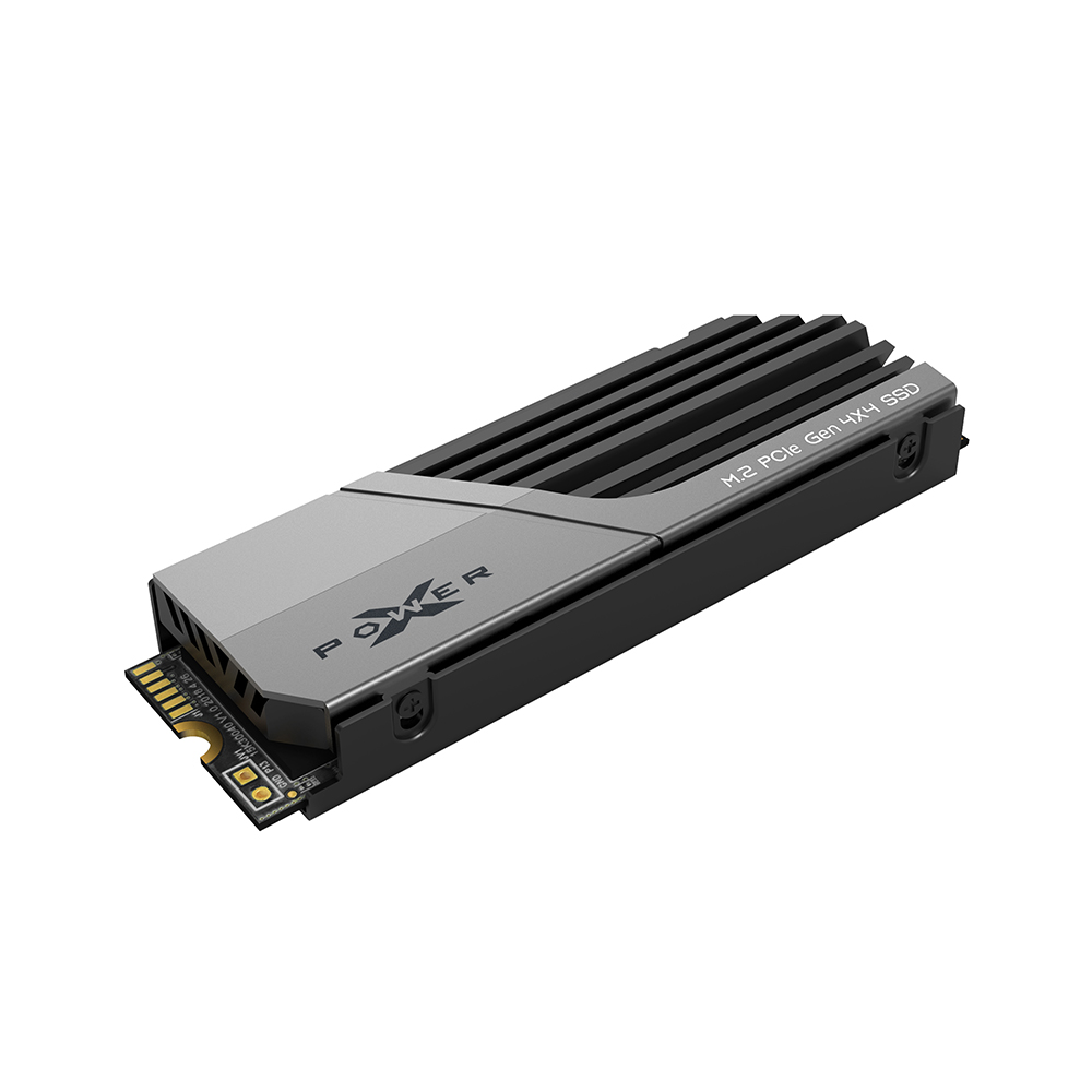 SILICON POWER XS70 SSD PCIe GEN 4x4 NVMe 1.4 3DNAND 1TB M.2 HMB - DRAM Max 7300/6800 Mb/s