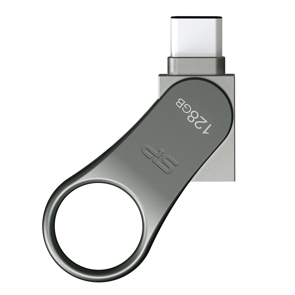 SILICON POWER USB - TYPE C FLASH DRIVE 128GB USB 3.2+OTG C80 SP128GBUC3C80V1S