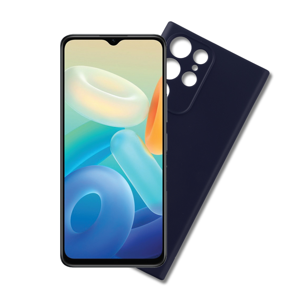 VOLTE-TEL ΘΗΚΗ VIVO Y76 5G 6.58" SILICON TPU CAMERA GUARD BLUE