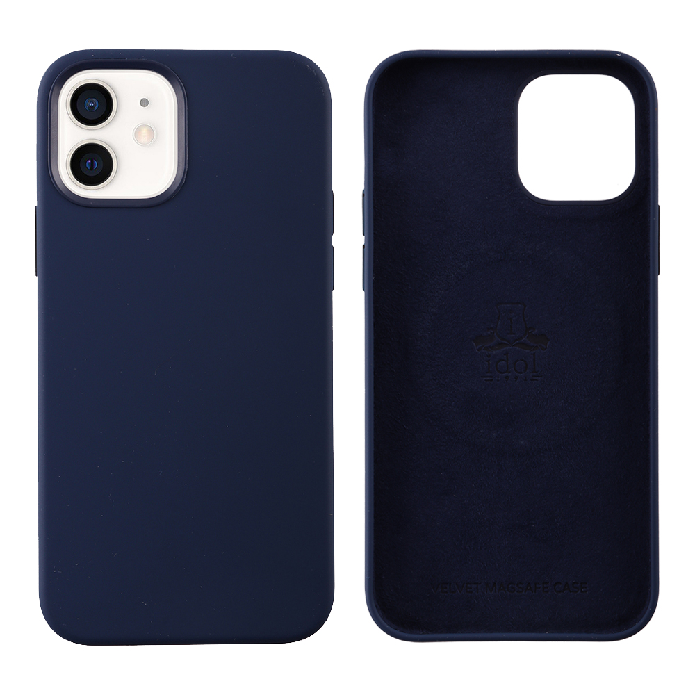 IDOL 1991 ΘΗΚΗ IPHONE 12 MINI 5.4" VELVET MAGSAFE TPU CAMERA GUARD BLUE