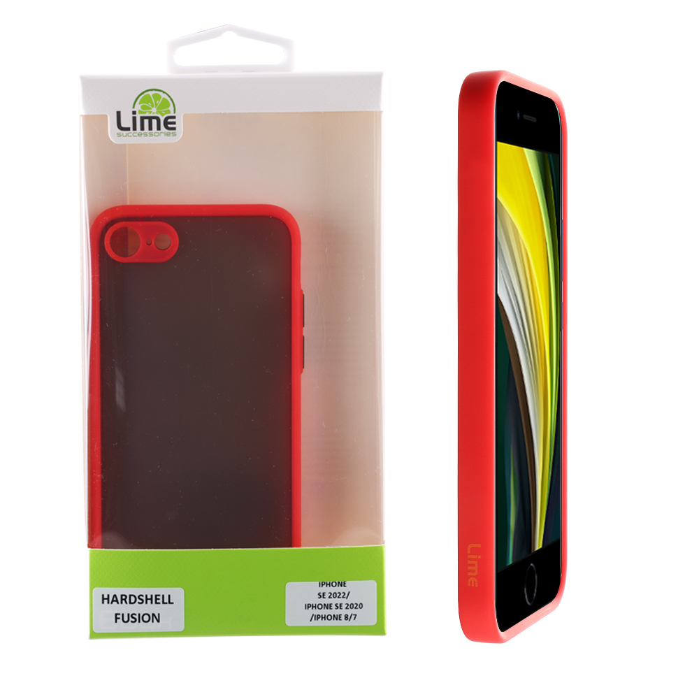 LIME ΘΗΚΗ REALME 9 5G/9 PRO 5G 6.6" HARDSHELL FUSION FULL CAMERA PROTECTION RED WITH BLACK KEYS