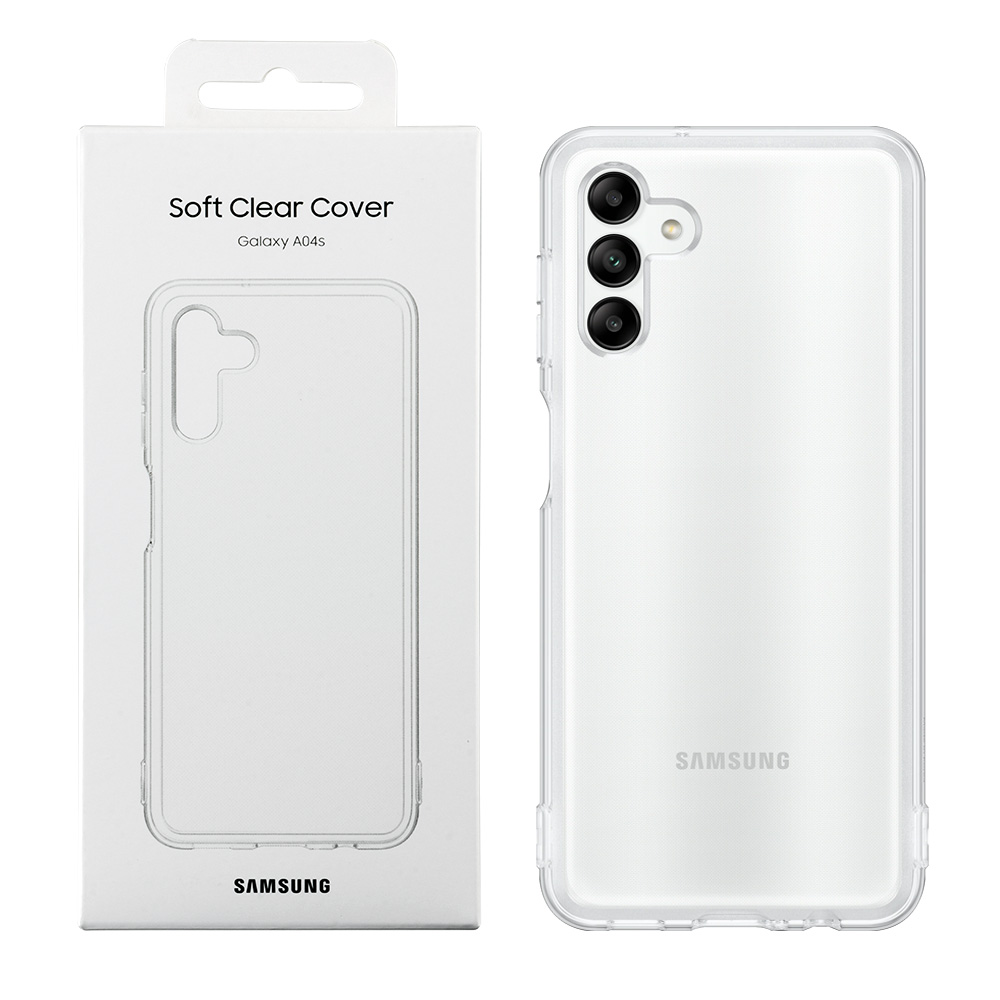 ΘΗΚΗ SAMSUNG A04s A047 6.5" SOFT CLEAR COVER EF-QA047TTEGWW TRANSPARENT PACKING OR