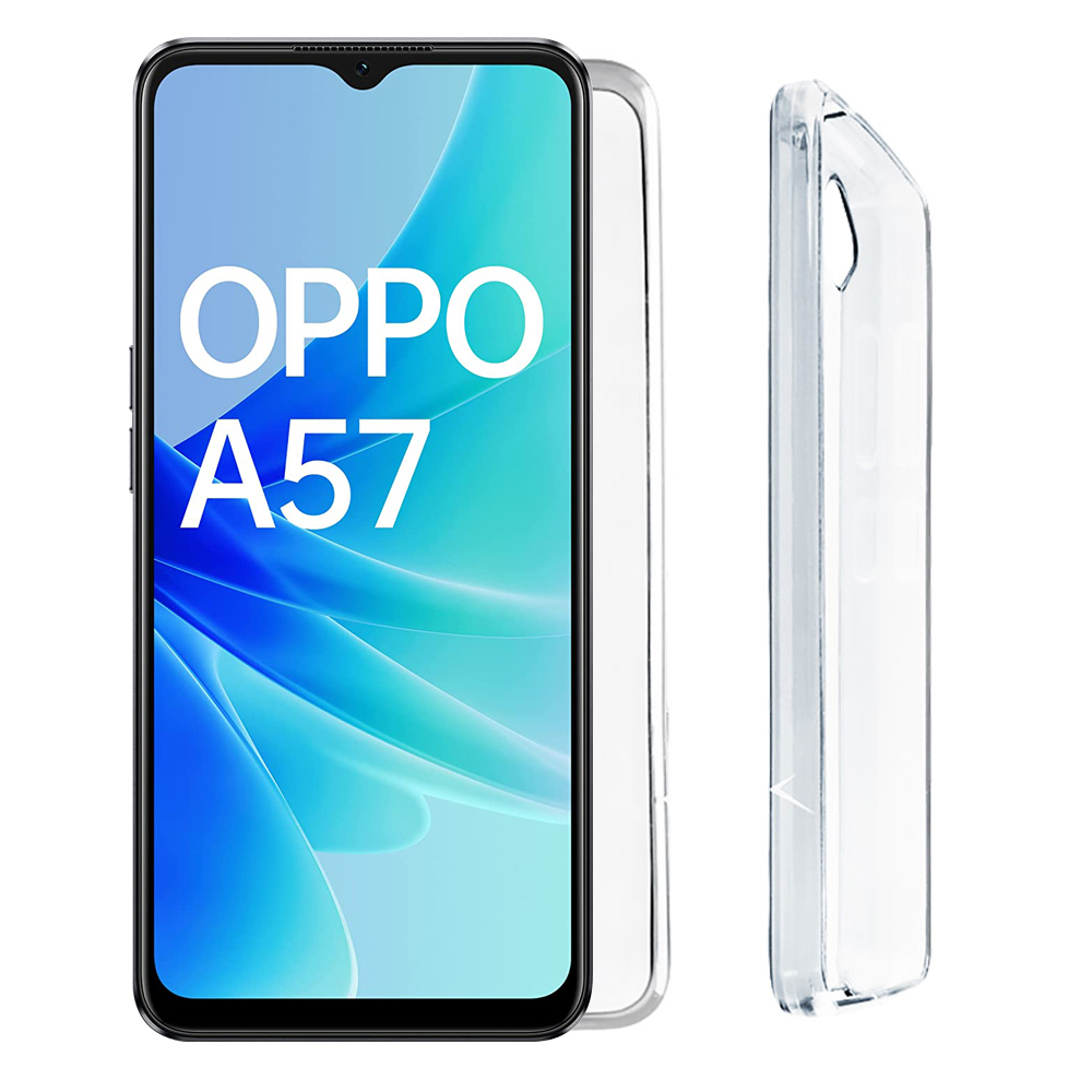 VOLTE-TEL ΘΗΚΗ OPPO A57s 6.56" SLIMCOLOR AIR TPU CAMERA GUARD ΔΙΑΦΑΝΗ