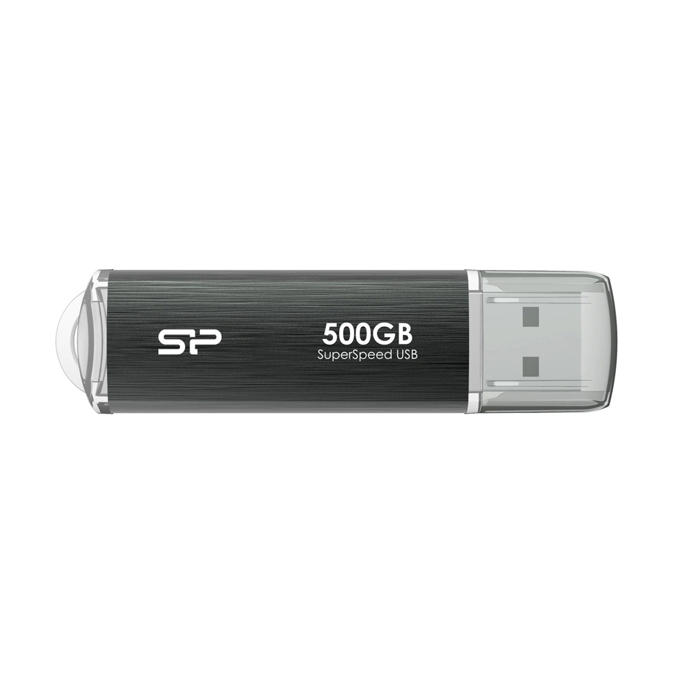 SILICON POWER USB FLASH DRIVE 500GB USB 3.2 MARVEL M80 SP500GBUF3M80V1G GRAY-R/W 1000/800 Mb/s