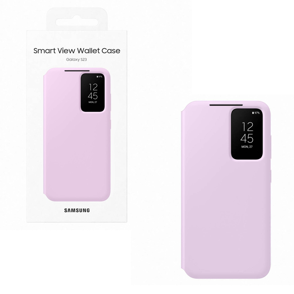 ΘΗΚΗ SAMSUNG S23 5G S911 S-VIEW WALLET COVER EF-ZS911CVEGWW LILAC PACKING OR